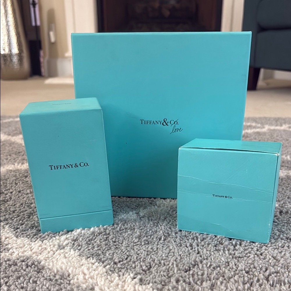 EMPTY 3 Piece Tiffany Box Bundle